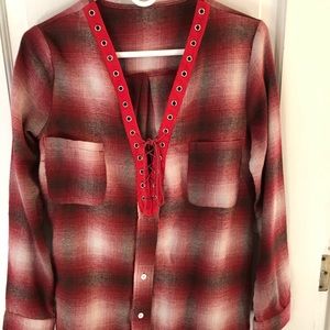 Ladies Flannel Sz M